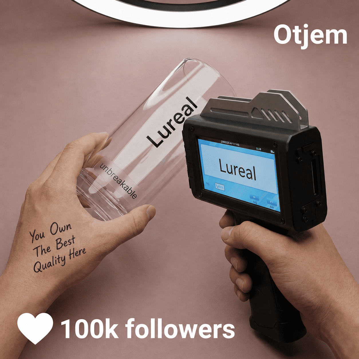 Otjem Intelligent Handheld Inkjet Printer