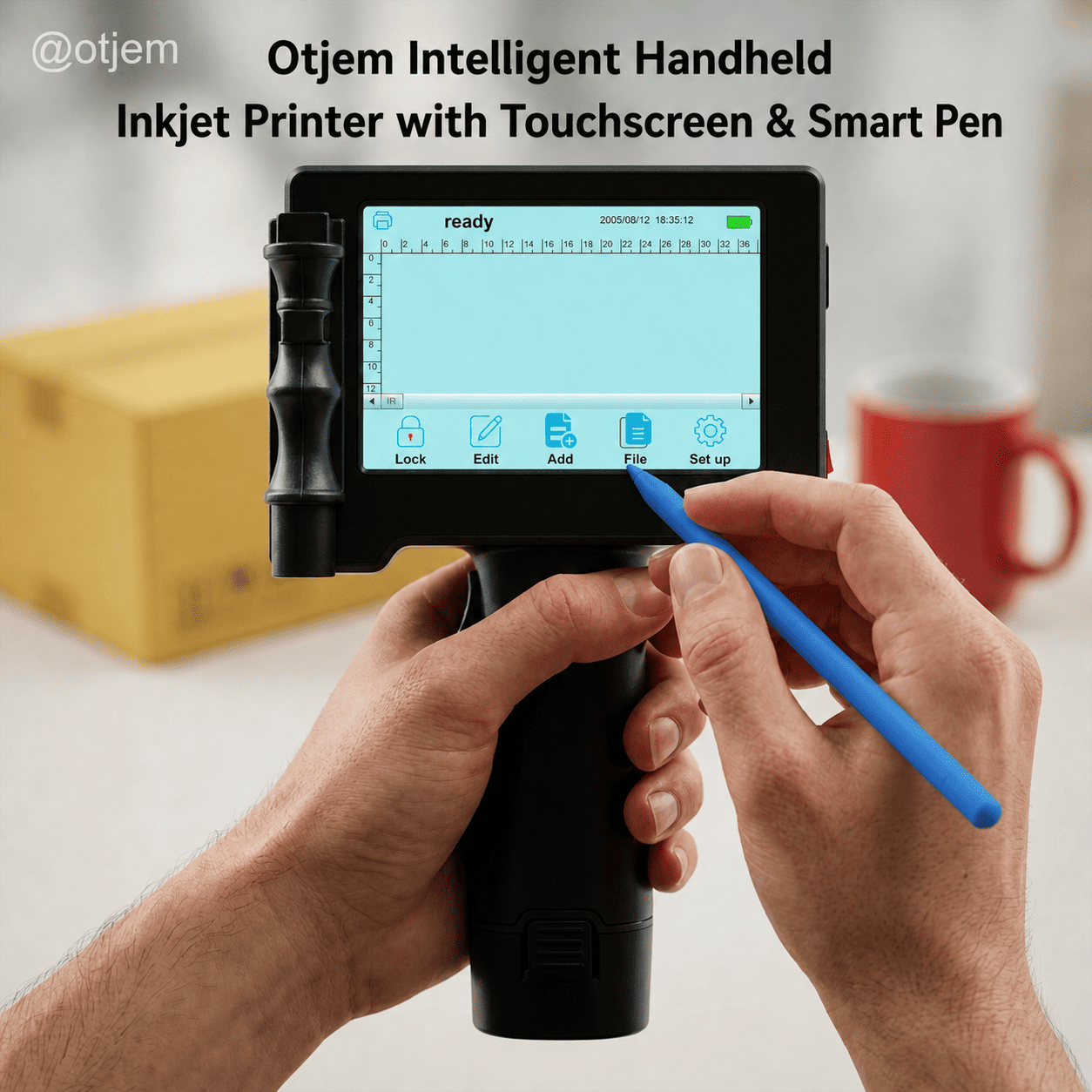 Otjem Intelligent Handheld Inkjet Printer